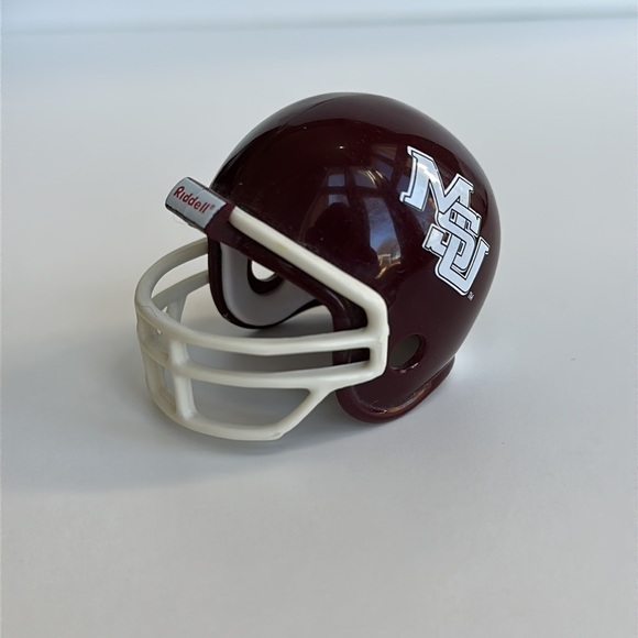 Mississippi State Bulldogs Vintage NCAA Pocket Pro Mini Riddell Football Helmet - Picture 3 of 6